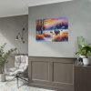 92409-19.jpg Winter Landscape Deer Poster