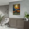 92410-24.jpg Deer Forest Vintage Illustration Poster