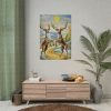 92410-28.jpg Dancing Deer Painting Art Poster