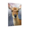 Deer Watercolor Painting Portrait Poster