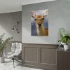 Deer Watercolor Painting Portrait Poster