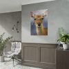Deer Watercolor Painting Portrait Poster
