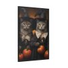 9286623092227623281_2048.jpeg Halloween Witch Cats Framed Canvas