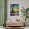 931870841034172456_2048.jpeg Lonely Beach Ocean Sailing Ship Poster