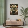 Vintage Lily And Hearts Art II Poster