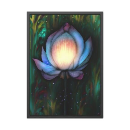 Magic Lily Flower Framed Poster