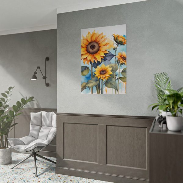 938365415560548326_2048.jpeg Watercolor Sunflower Art Print Poster