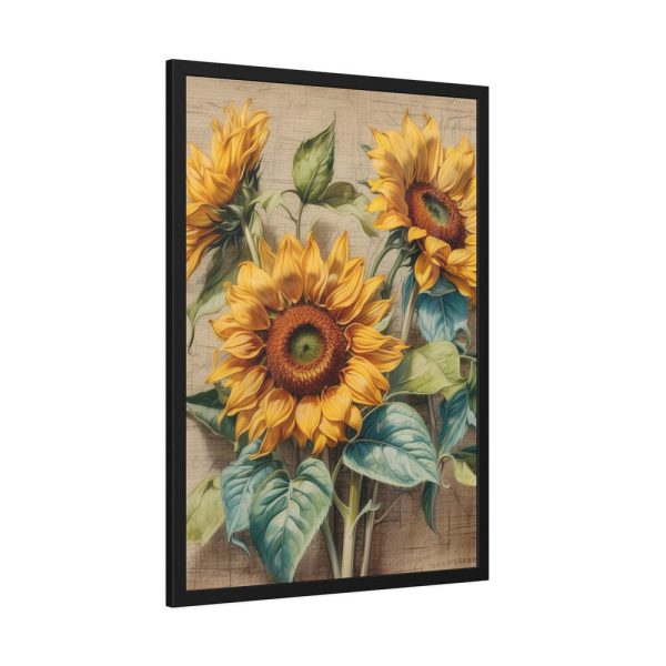938526034408636366_2048-1.jpeg Vintage Sunflower Art Print Framed Poster