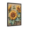 938526034408636366_2048.jpeg Vintage Sunflower Art Print Framed Poster