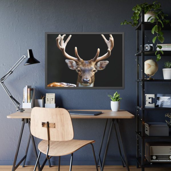 93855-6.jpg Fallow Deer, Cloven-hoofed Mammal Framed Poster
