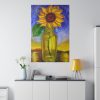 9437034339254468367_2048.jpeg Single Sunflower in a Bottle Standard Canvas