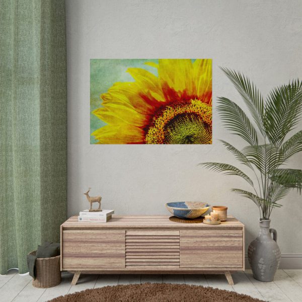 Sunflower Vintage Art Poster