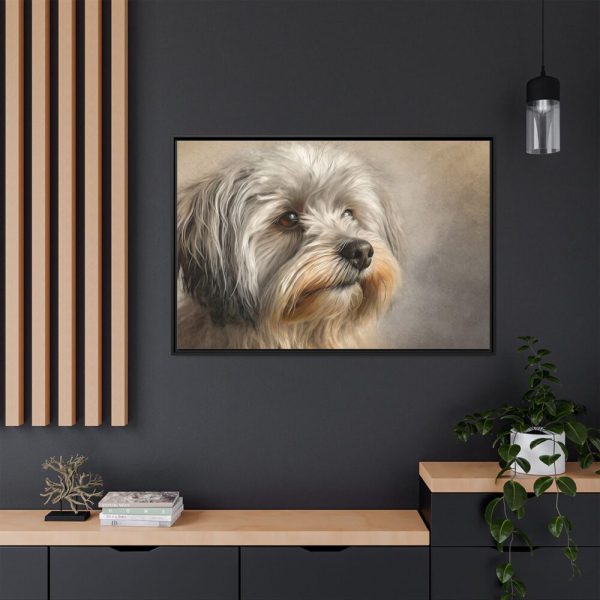 9730806255622588429_2048.jpeg Havanese Dog Framed Canvas