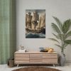 9847660892191994542_2048.jpeg Ancient Sail Ship In Ocean Poster