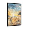 10040618751825171323_2048-1.jpeg Savanna Watercolor Landscape Framed Poster
