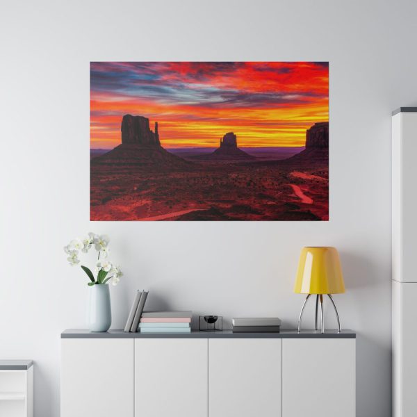10049106294050582476_2048.jpeg Sun Setting in Monument Valley Standard Canvas