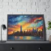 10102290608553644635_2048-1.jpeg New York Cityscape Painting I Framed Poster