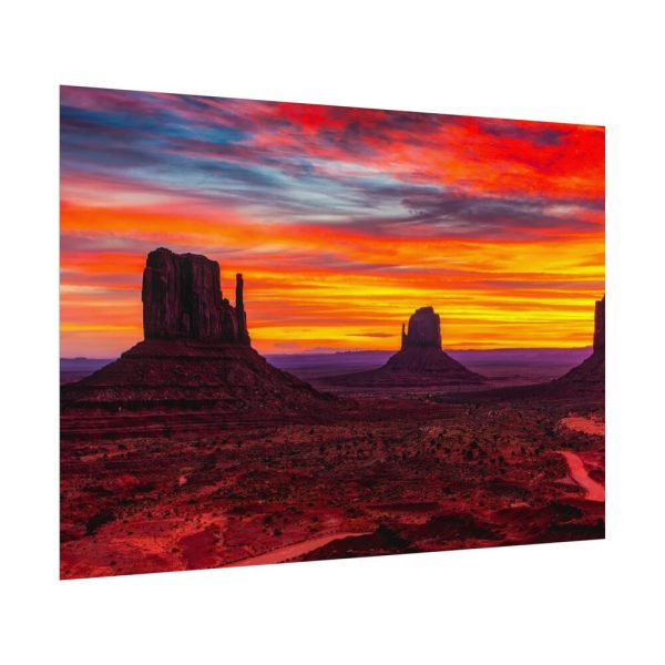 10129055115440934654_2048.jpeg Sun Setting in Monument Valley Poster
