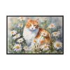 101636514725293367_2048.jpeg Cat Amongst Daisies Framed Canvas