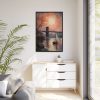 10169549680877368898_2048.jpeg Brooklyn Bridge Painted Art II Framed Canvas