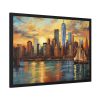 102304717409358776_2048.jpeg New York Cityscape Painting II Framed Poster