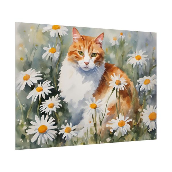 10295704384095951661_2048.jpeg Cat Amongst Daisies Poster