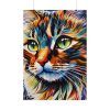 10328772143227410055_2048.jpeg Watercolor Image of Cat Poster