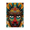 African Tribal Mask Poster