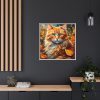 10503759070138326729_2048.jpeg Ginger Cat in Autumn Framed Canvas