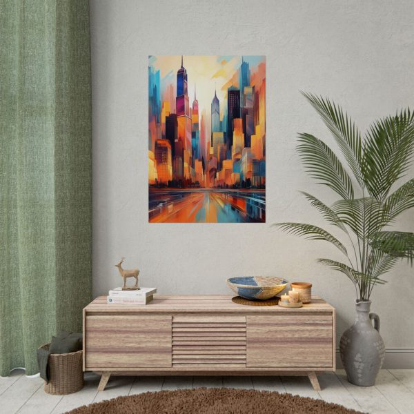 Abstract New York City Art Poster