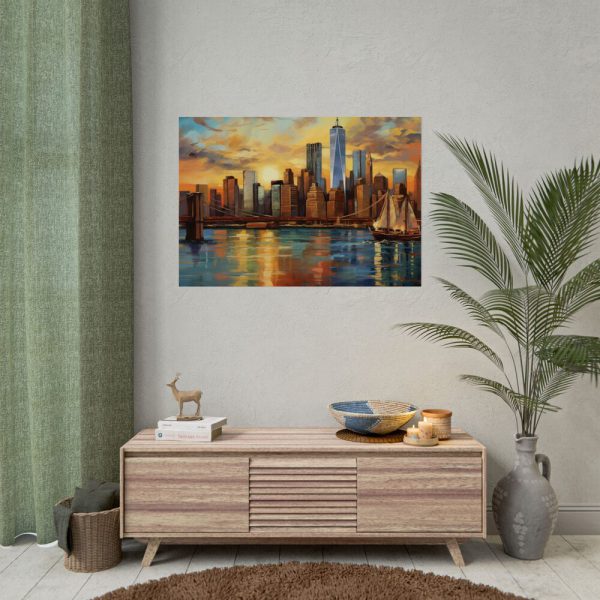 10584642853085976667_2048.jpeg New York Cityscape Painting II Poster