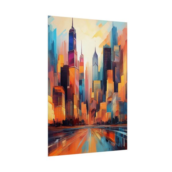 Abstract New York City Art Poster