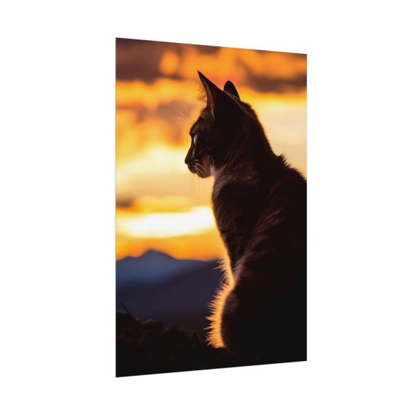 1076436737341330435_2048.jpeg Sunset Kitty Art Poster