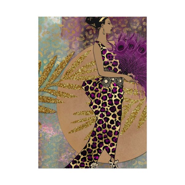 10895433298908920158_2048.jpeg Animal Print African Woman Poster