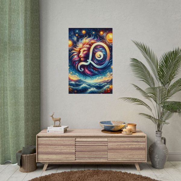 Zodiac Sign of Leo Poster