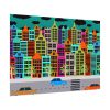 10905894038061112862_2048.jpeg Colorful Cityscape Town City Building Poster