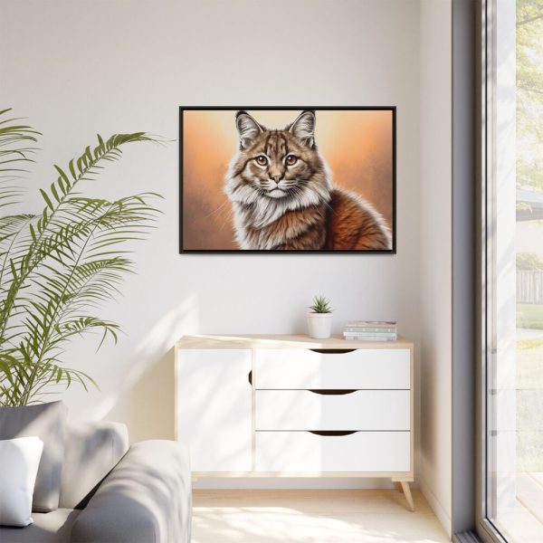 10908106087813014871_2048.jpeg Animal Pet Cat Drawing Framed Canvas