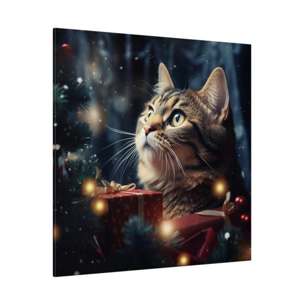 10969527788694615048_2048.jpeg Christmas Cat Standard Canvas