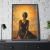 11068965995889397067_2048-1.jpeg Beautiful Woman Retro Style Fashion Framed Poster