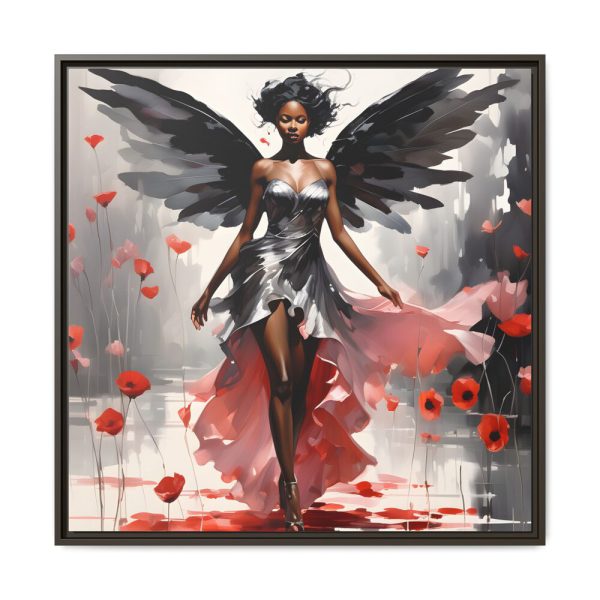 African American Fairy Framed Canvas