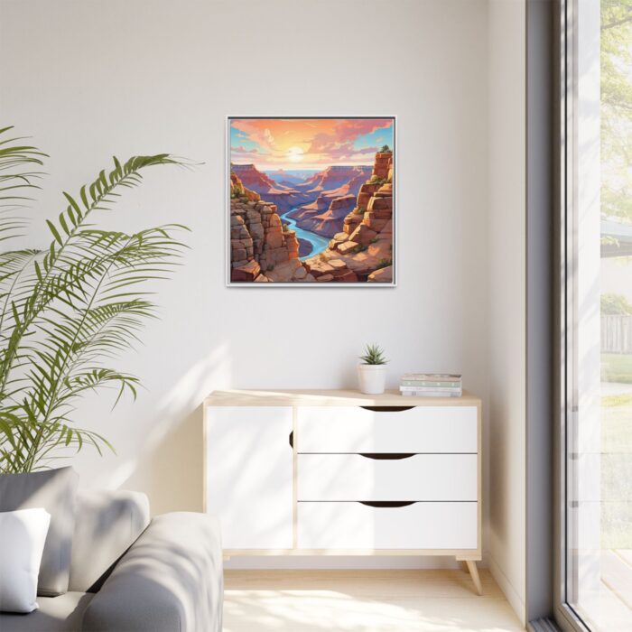 Grand Canyon Arizona Art Framed Canvas - Image 11