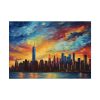 New York Cityscape Painting I Poster