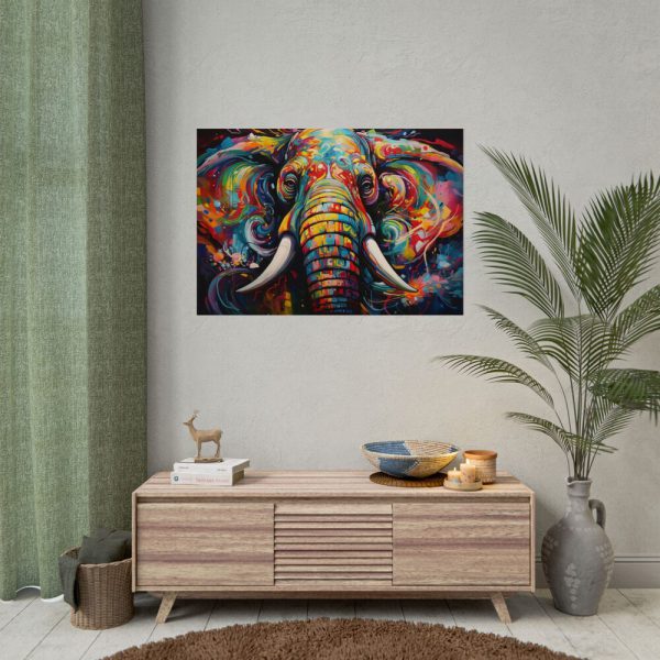 11280070419778909198_2048.jpeg Graffiti Art Elephant Portrait Poster