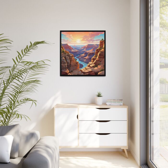 Grand Canyon Arizona Art Framed Canvas - Image 3