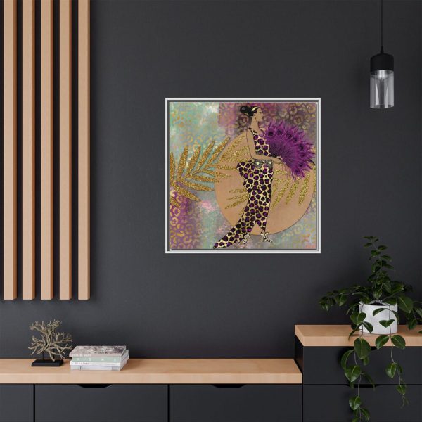11312573976315448949_2048.jpeg Animal Print African Woman Framed Canvas