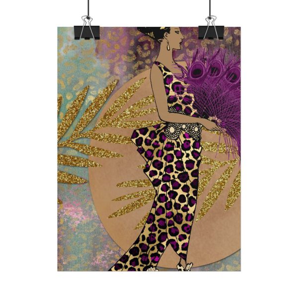 11395758629397460532_2048.jpeg Animal Print African Woman Poster