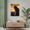1144356892676165578_2048.jpeg Sunset Kitty Art Poster