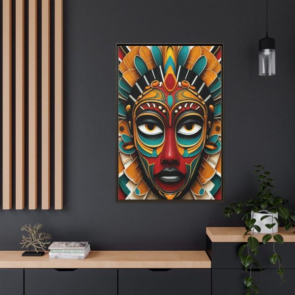 11465719573105959610_2048.jpeg African Tribal Mask Framed Canvas