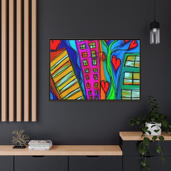 11691248388749276279_2048.jpeg City Doodle Framed Canvas