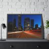 11742779866498525358_2048.jpeg City Traffic At Night Framed Poster